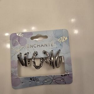 Silver Women's Accessory Set